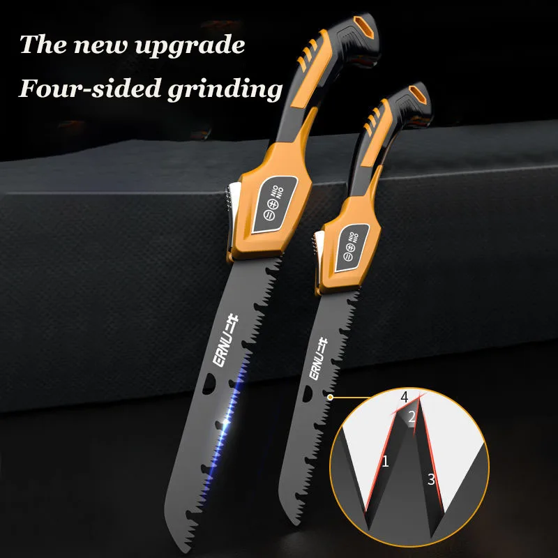 

Sharp Folding Hand Saw Compact Design Hand Saw For Camping Pruning Saw With Hard Teeth Hacksaw Garden Trees Trimming Hand Saw