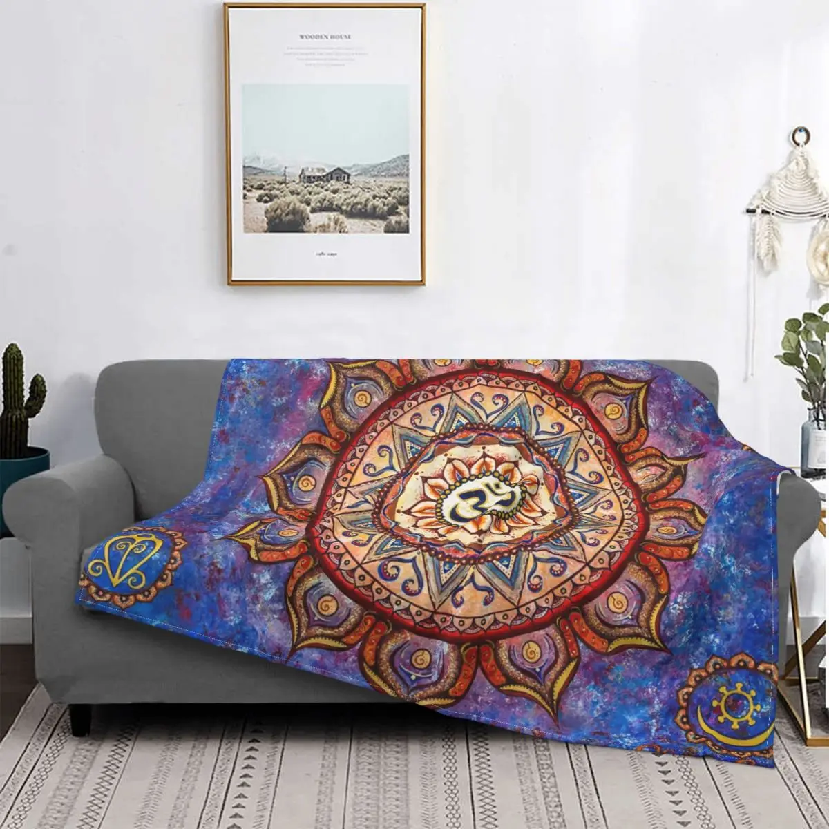 

Одеяло для гадания из шерсти с древним рисунком всесезонное хлопковое портативное Фланелевое покрывало для путешествий на кровати