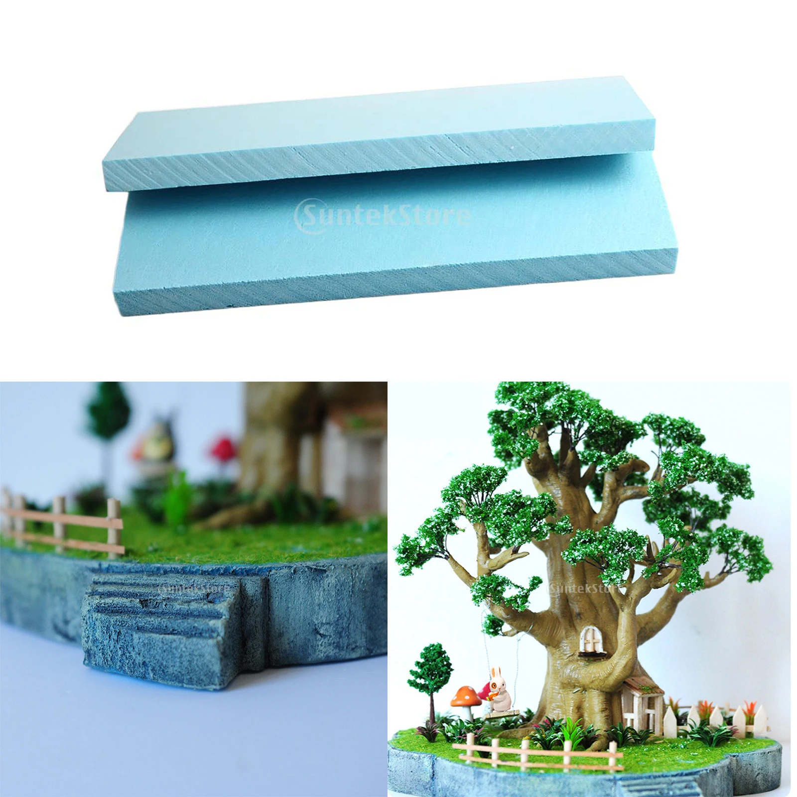 

5pcs High Density Diorama Base 295x100x20mm for Model Craft Landscape Scenic