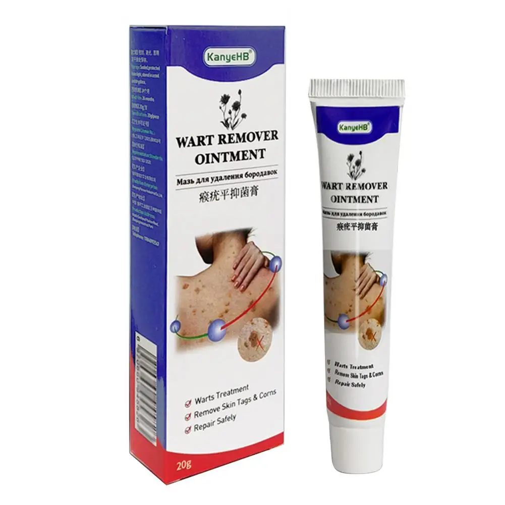 

20g Wart Treatment Cream Warts Remover Antibacterial Ointment Skin Tag Remover Herbal Extract Corn Plaster Warts Ointment