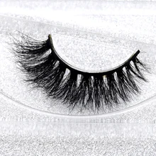 visofree 1 Pairs Black 3D Real Mink Lashes False Eyelashes Makeup Thick Fake Eye Extention 100% Hand