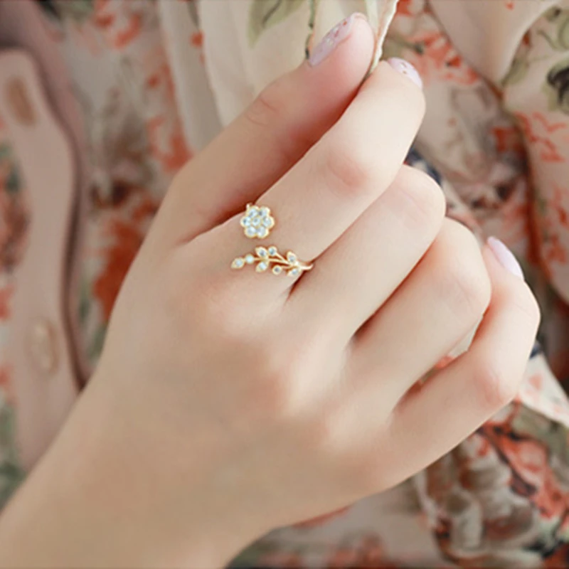 Горячие модные регулируемые кольца золотого цвета и посеребренные желаемые