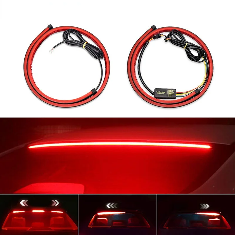 

Car Signal Lamp High Mount Stop Brake Light Single/Colors Multi-Mode LED Flash Car Styling Safety Driving Warning Accessories