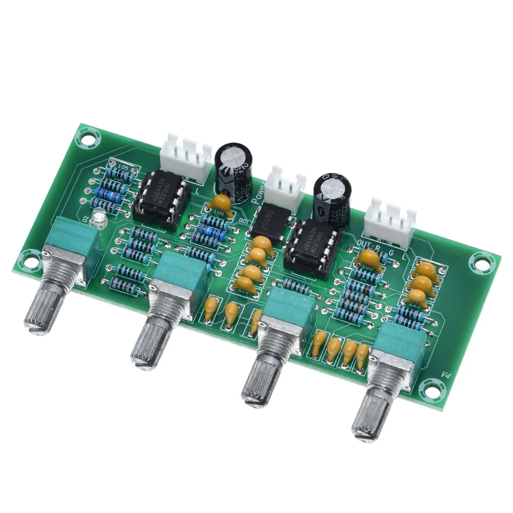 XH-A901 NE5532 Tone плата предусилителя Pre-amp с регулировкой громкости высоких басов