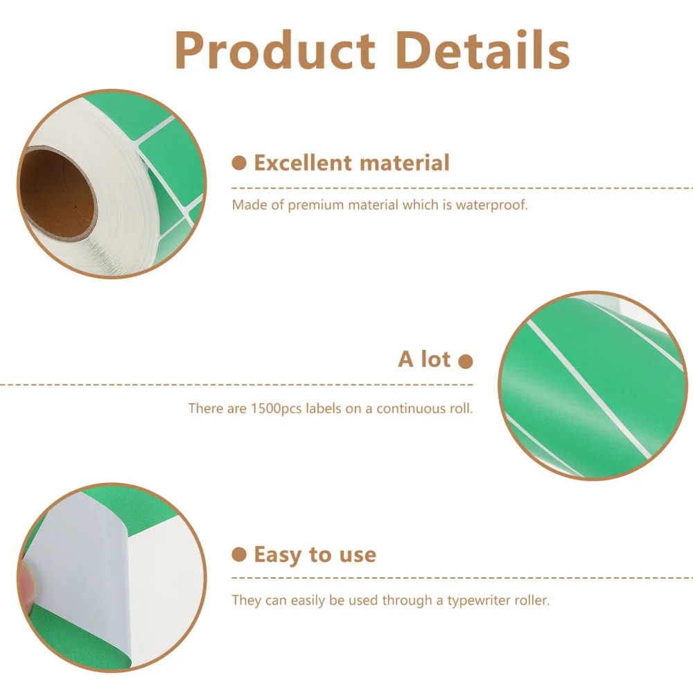 

1 Roll of Parcel Stickers Coated Paper Labels Practical Self-adhesive Stickers