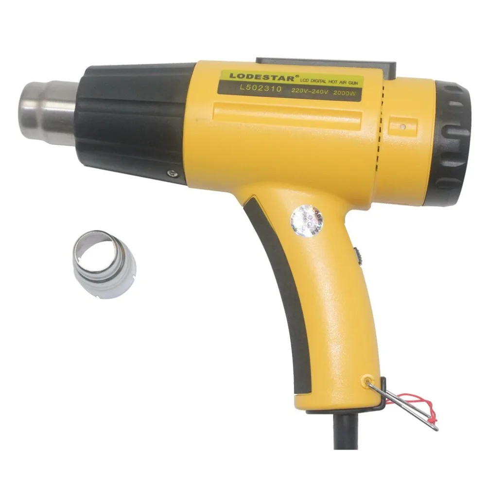 2000W Hot Air Heat Tool 100-650 Degree Temperature Adjustable Hand Held Paint Stripper Hot Air Tool Air Blower
