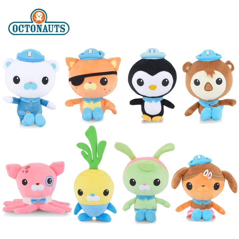 

Original Octonauts 19cm Plush Toys Barnacles Peso Kwazii Tweak Kawaii Soft Animal Stuffed Plush Doll Girl Toy Kids Best Gift