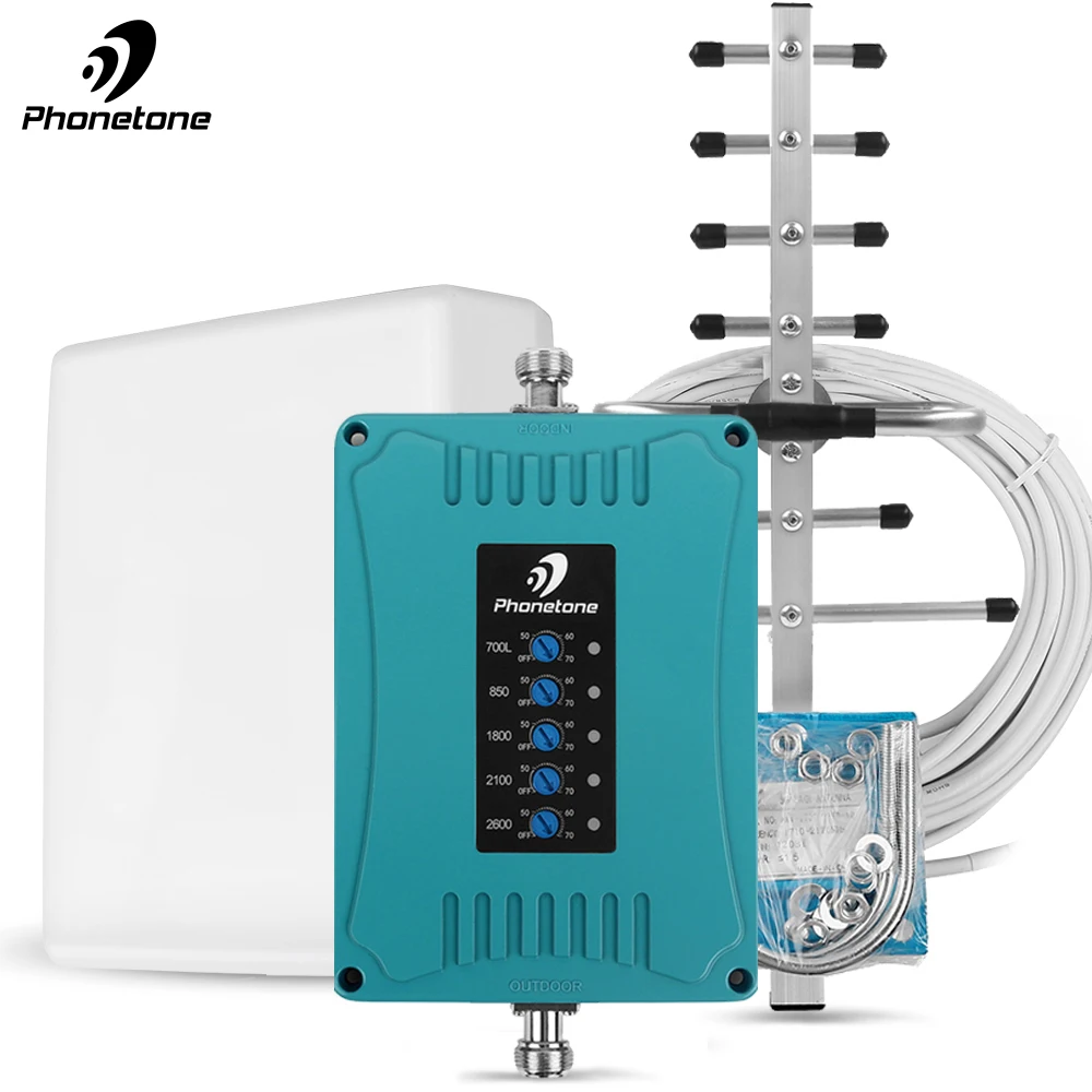 Усилитель 2G 3G 4G LTE 2600/1800/700/850/2100 МГц ретранслятор lte ретранслятора сигнала