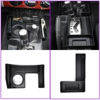 abs black center control multifunction u shaped storage box tray for toyora fj cruiser 2007 21 car organize container acessories