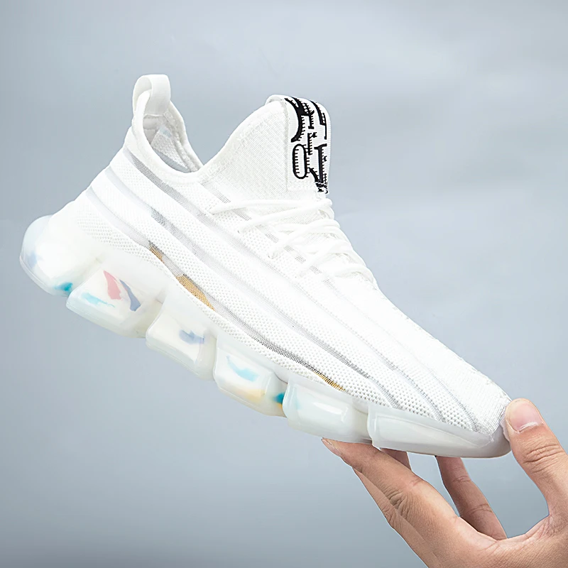 Кроссовки мужские кроссовки белые туфли парные дышащие Туфли-Лоферы спортивные |