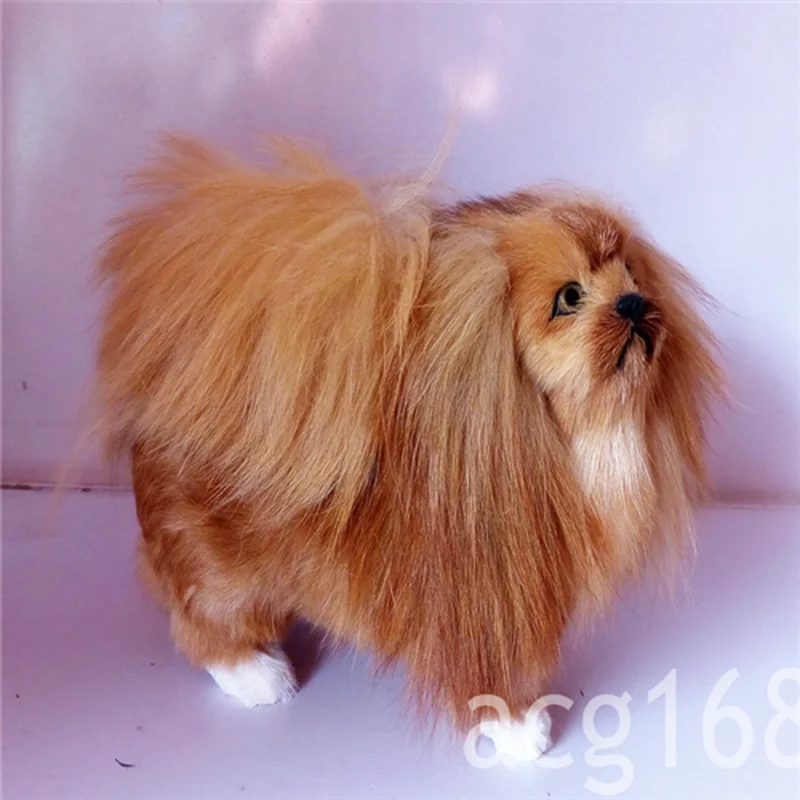 

Dog Plush Doll Simulation Soft Pekingese Lovely Lovely Interesting Worthwhile US Cute Plush