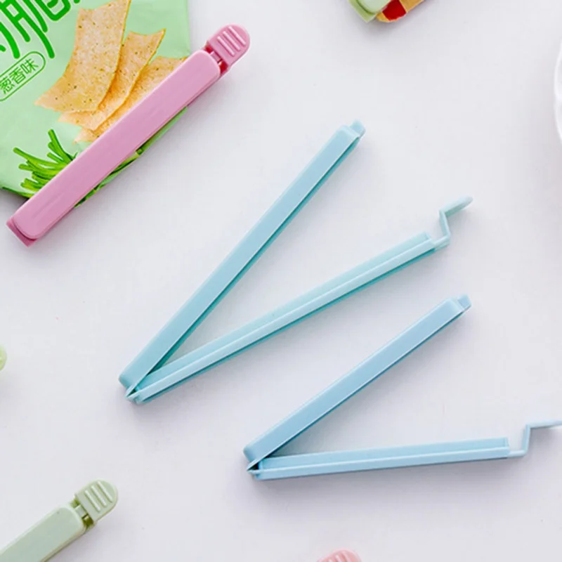 5 шт./компл. Еда зажимы полиэтиленового пакета большой маленький Размеры Кухня