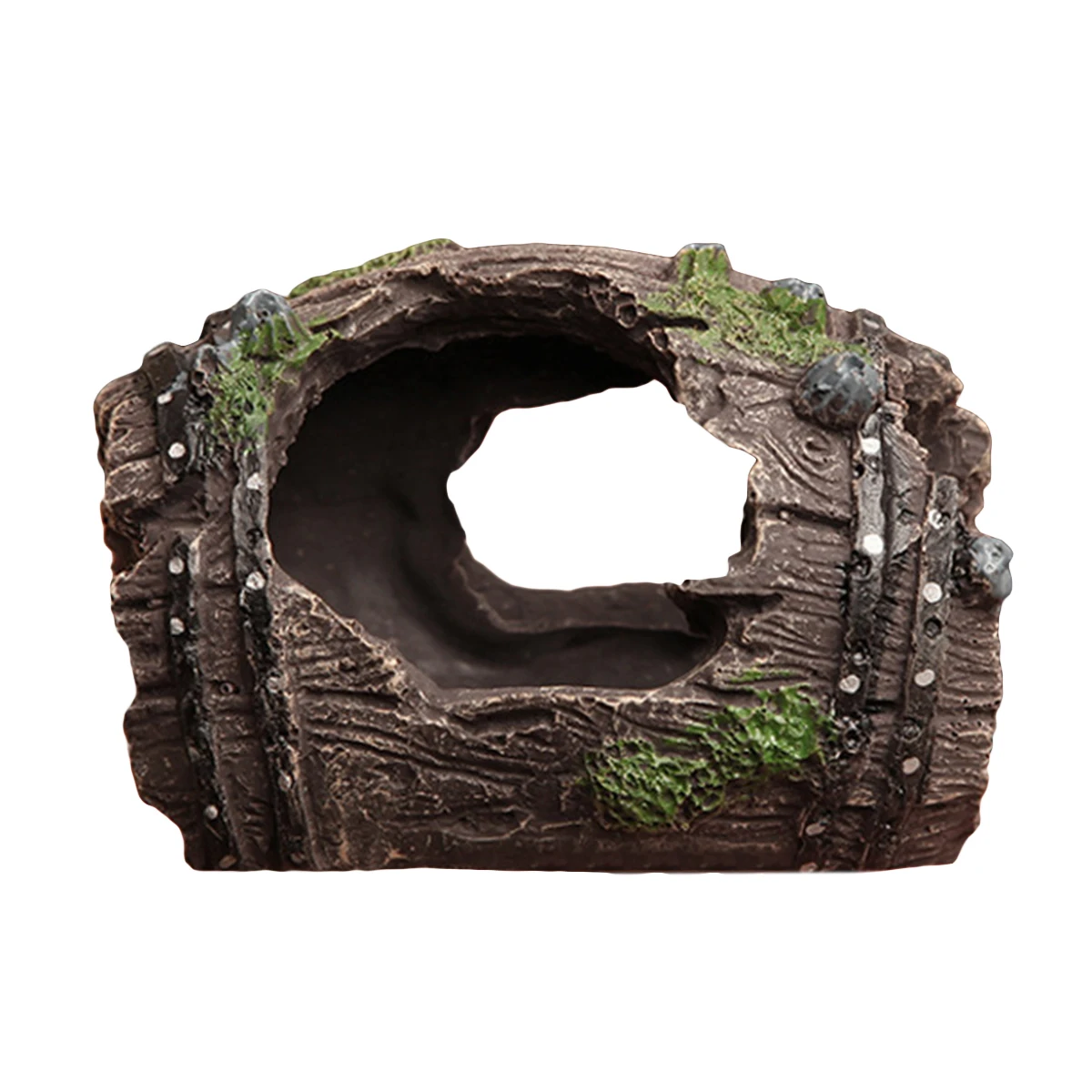 Античный декоративный бочонок для вина рептилии прячущаяся пещера полимерный