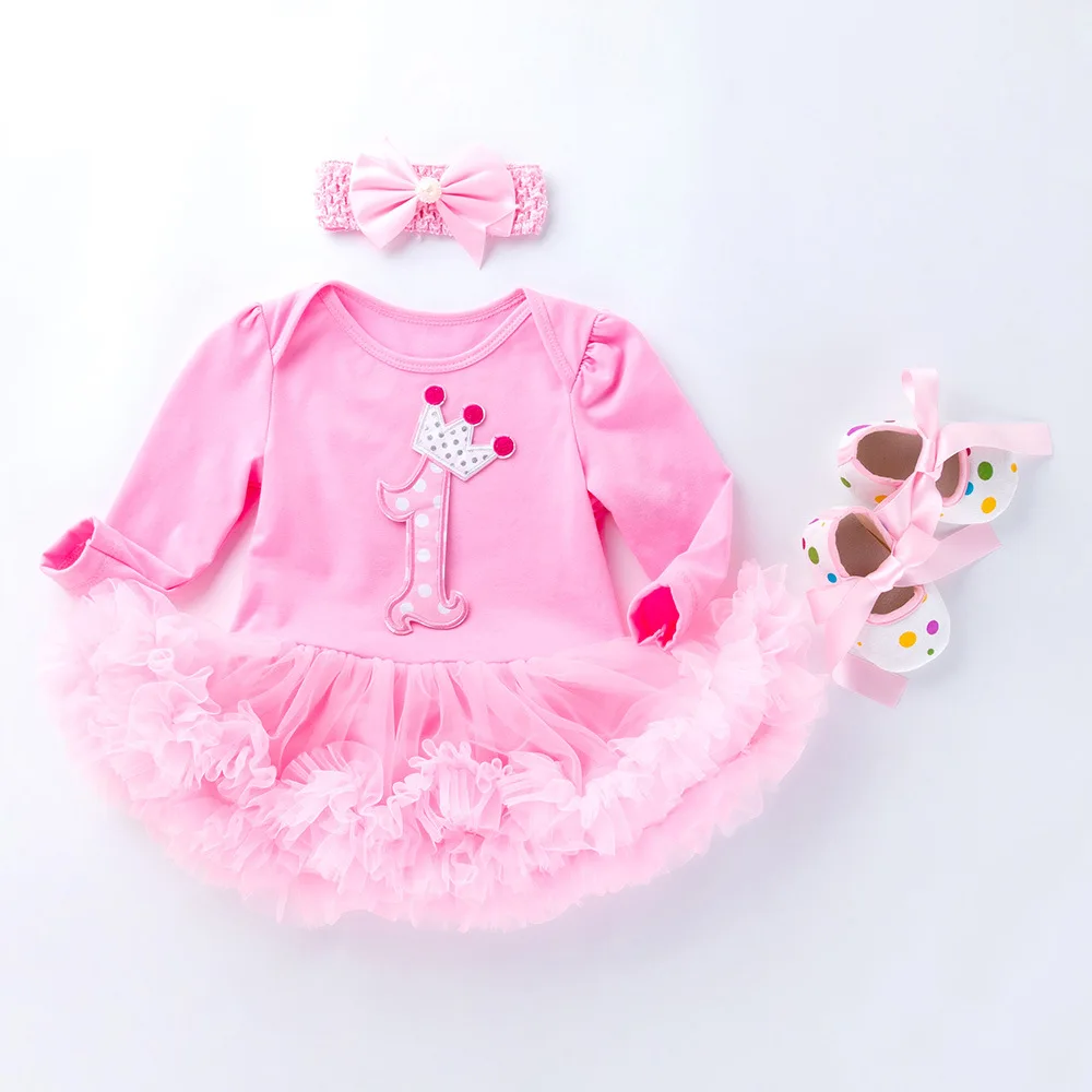 

Baby Girl Clothes Birthday Dress Outfits 6M 9M 12M 18M 24M Girls Boutique Clothing Christening Dresses for Toddler Girls Dress