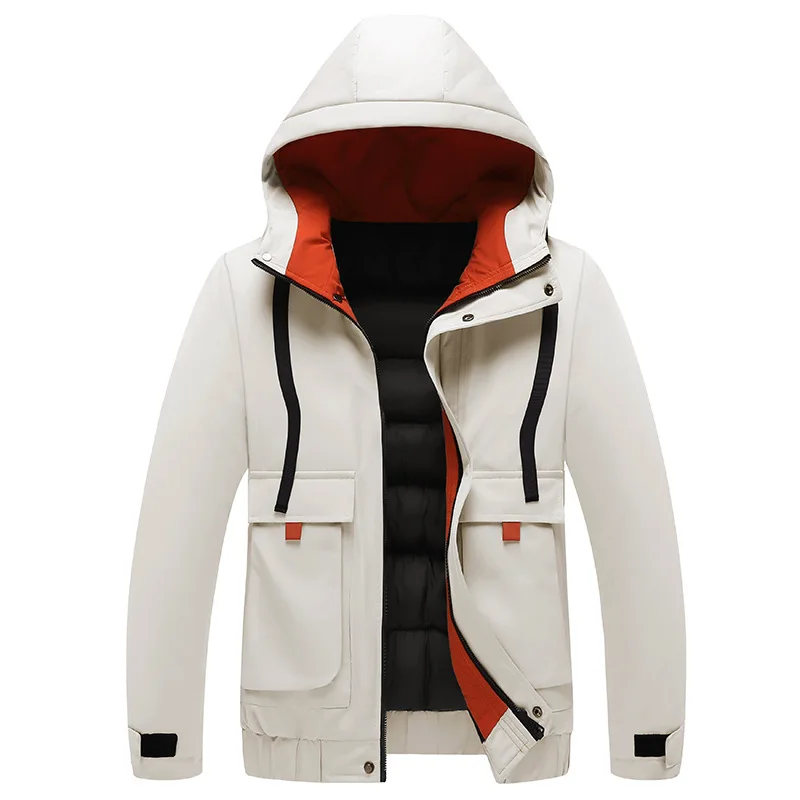 

2021 New WinterJackets Men Autumn Winter Warm Outwear Printed Jackets Windproof Hooded Jackets Brand Mens Coats puffer jacket