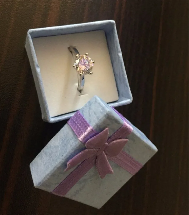 Женские Классические обручальные кольца Sona из чистого серебра 925 пробы с