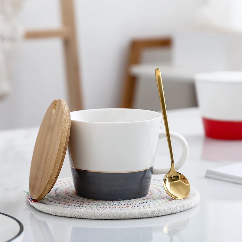 Керамические кофейные кружки чашки керамическая Рождественская дорожная