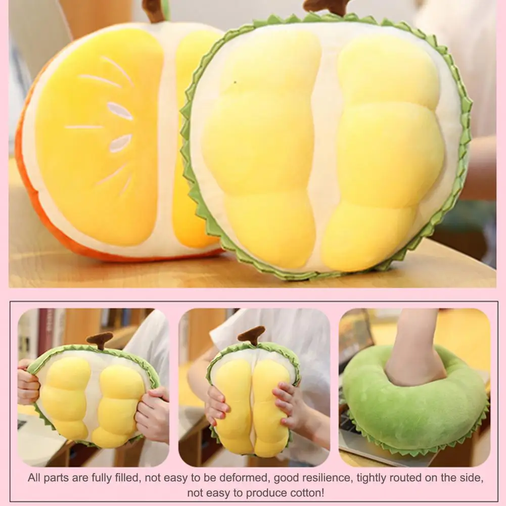 Искусственная мягкая набивная декоративная игрушка подушка в форме фруктов Durian