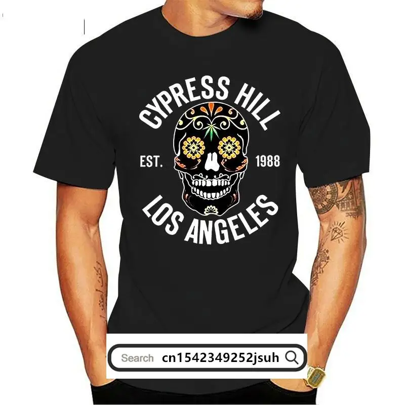 

GSYAHAJ Dguyaggjqva New T Shirt Graphic Letter Compression Mens Cypress Hill T Shirt Flower Skull 1988 Band Logo Mens Dagybja