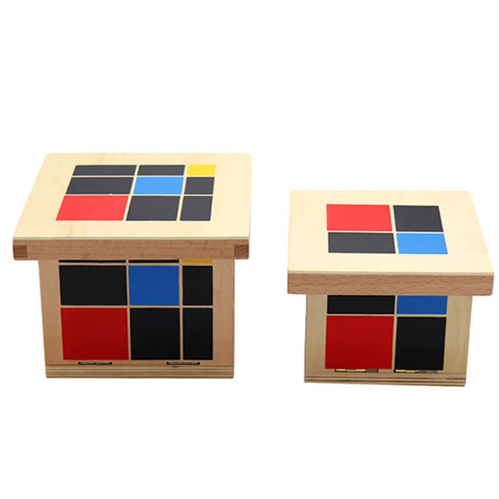 Baby Kids Montessori Education Wooden Binomial Trinomial Cubed Interactive Toy Baby Educational toy kids Early Learning Toys 2