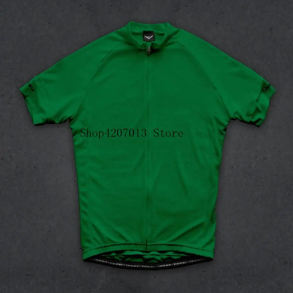 Twin Six Mens black white green Cycling Jersey 6 Short Sleeve Mtb Bike Clothing Ropa Maillot Ciclismo Racing Bicycle Clothes | Спорт и