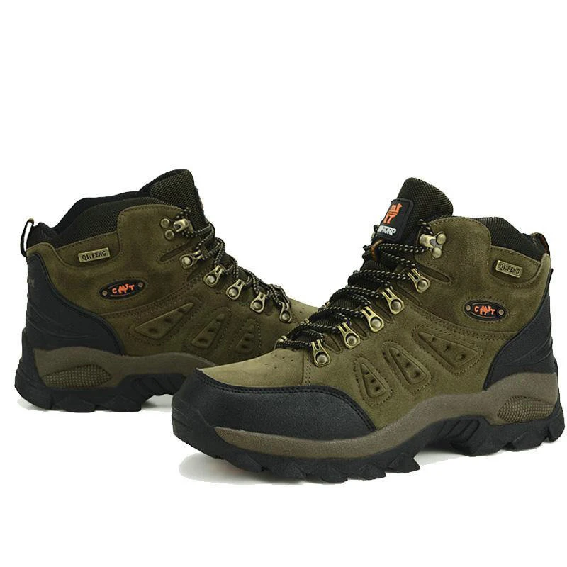 Men Hiking Shoes Waterproof Women Outdoor Walking Trekking Boots Mountain Climbing Male Sneakers Athletic Nonslip Sport Shoes