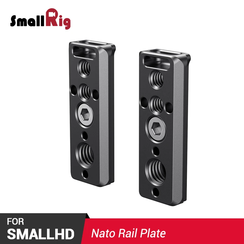 SmallRig Nato Rail Plate для SmallHD Focus 7 HDMI/SDI (5 дюймов) и OLED 5 дюйма) BUN2464|Клетки камер| |