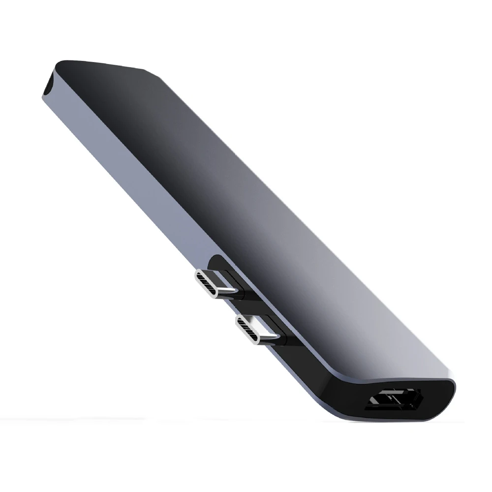 USB C концентратор type C Thunderbolt 3 адаптер USB-C док-ключ с HDMI 4K PD USB 3,0 SD TF кард-ридер для MacBook Pro Air 13 15