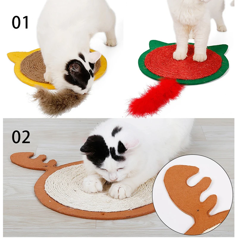 Натуральная Когтеточка из сизаля для кошек картонная защита мебели забота о