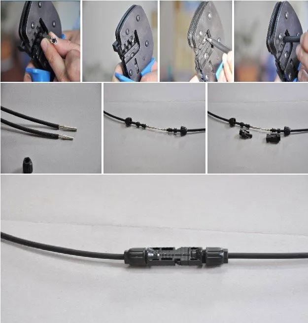A-2546B Панели солнечные PV кабель обжимной инструмент для разъемы обжимные 2-6mm2 -
