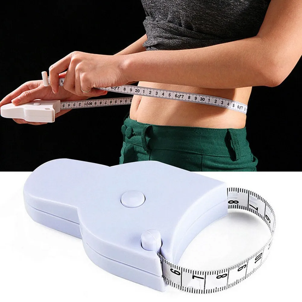 

150cm Retractable Ruler Measuring Tape Body Fat Weight Loss Measure For Fitness Accurate Tool Caliper Gauging Tool Measuring Tap