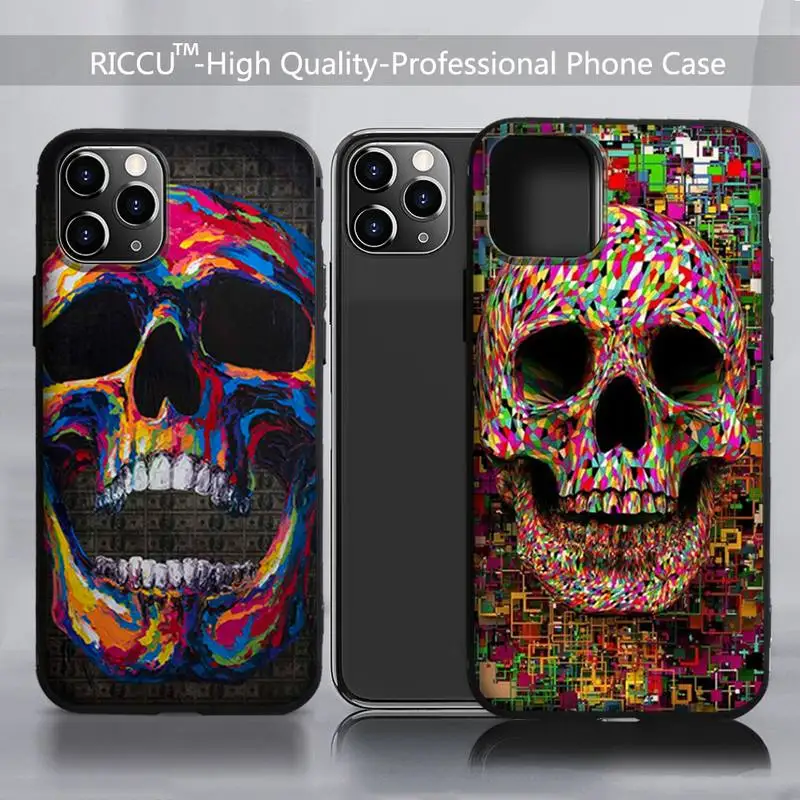 

Scary skull danger Phone Case For iphone 11 12 Pro 11 Pro Max X XR XS MAX 7 8 plus 6s plus 2020 se Covers