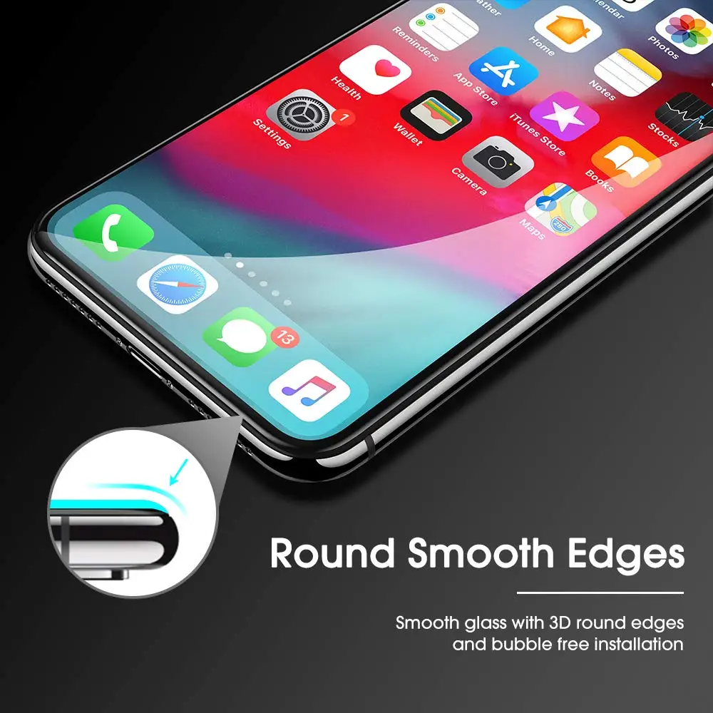 Cover Tempered Glass Screen Protector For iPhone 13 11 Pro 12 Mini XR X XS Max 11Pro 8 Plus 7 6S SE 2020 Protection Accessories | Мобильные
