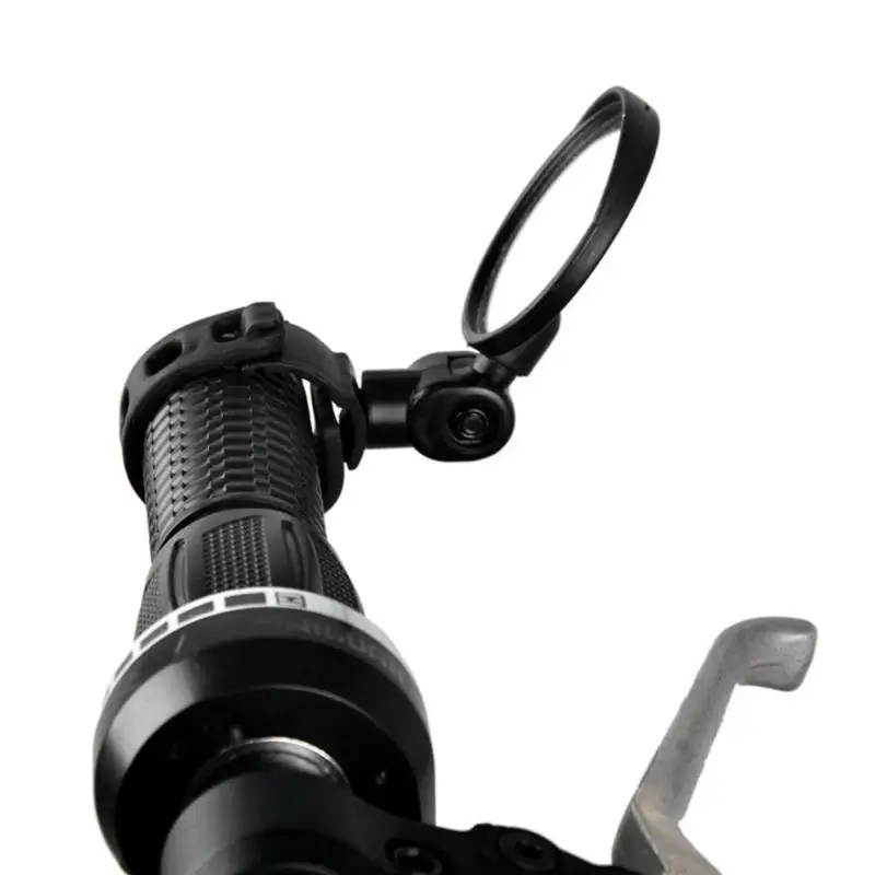 

Handlebar Bike Rearview Convex Mirror Excellent Durable Plexiglass Silica Gel 360 Degree Rotation MTB Rear View Mirror