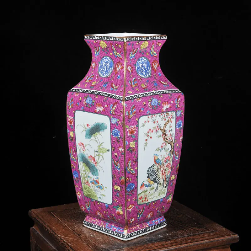 FOCUSDECOR китайские ретро керамические вазы с античными садовыми цветами дизайн