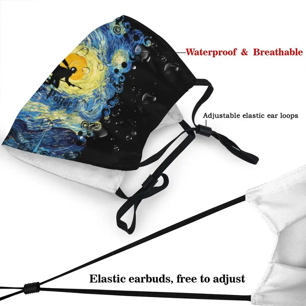 Маска Гарри любит-Поттер для детей мужчин и женщин многоразовая моющаяся |