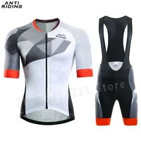 new 2020 cycling clothing short sleeve jersey set pro road bike short clothes summer bicycle triathlon skinsuit cycle shirt