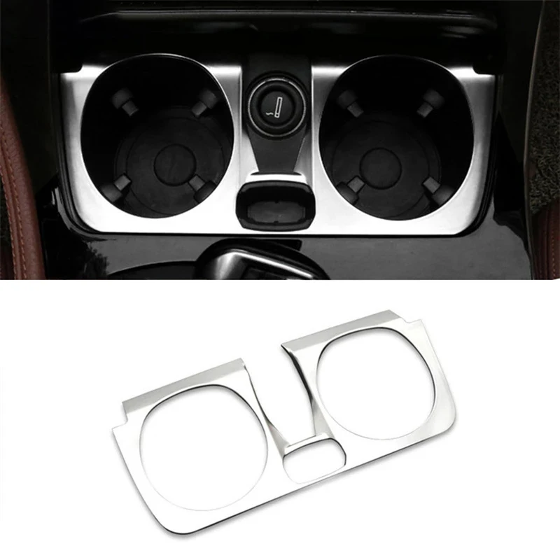 

Car Front Water Cup Holder Frame Decoration Cover for-BMW 5 Series F10 F18 2014-2017