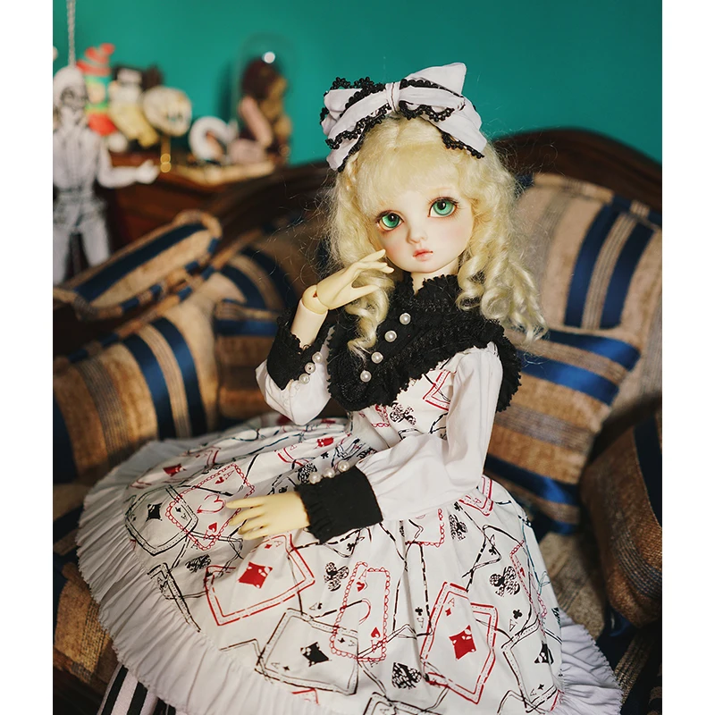 BJD платье Кукольное + украшение для волос 1/6 1/4 1/3 гигантская кукла аксессуары
