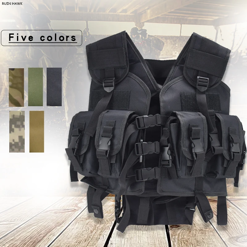 

Outdoor Hunting Shooting Airsoft Paintball Ttactical 97 Seal Tactial Vest Camouflage Army Combat Protective Vest