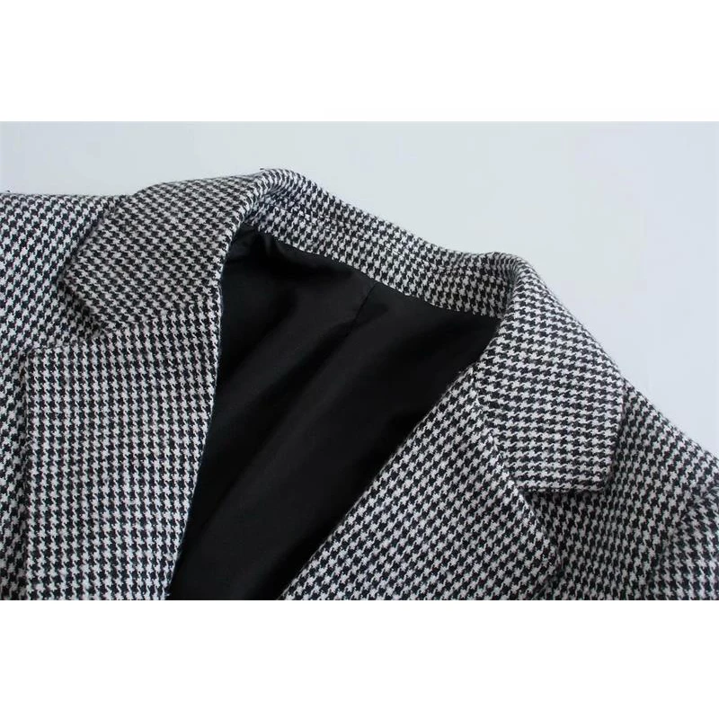 Женский Повседневный костюм блейзер Za облегающий офисный с юбкой осень