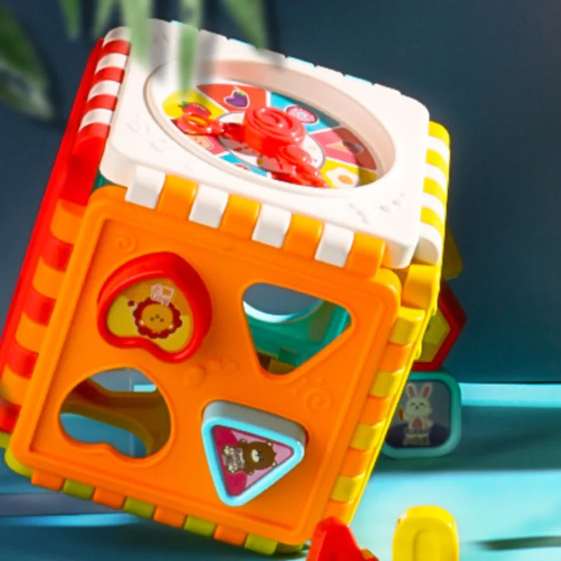 

Educational Learning Activity Cube Toys Colorful Geometric Blocks Multifunctional Early Educational Toy Kids Gifts
