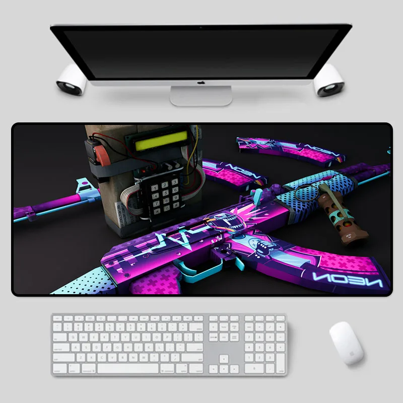 

Mairuige Multi-size choice firearm pattern mouse pad CSGO AK47 series table mat high quality C4 pack pattern keyboard pad