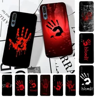 toplbpcs anime bloody phone case for huawei p30 40 20 10 8 9 lite pro plus psmart2019