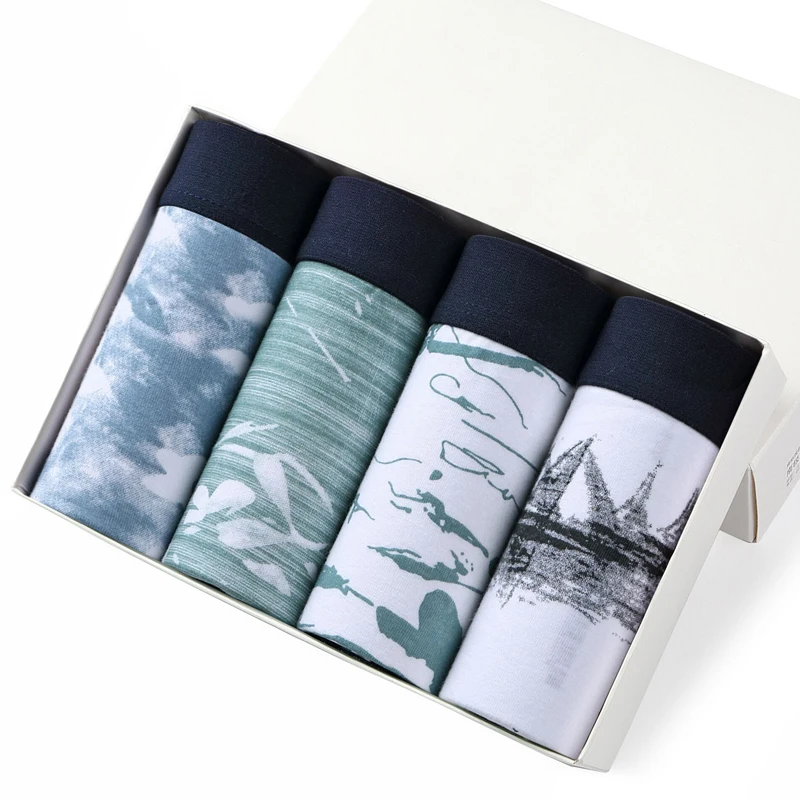 Men's Underwear Shorts Oversized Underwear  Men's Cotton Loose Boxers Oversized Fat Pants