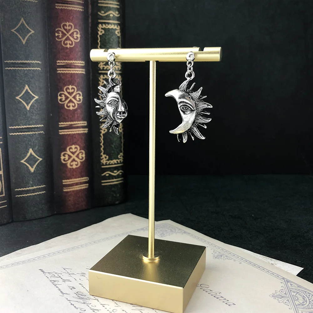 Серьги-подвески в готическом стиле ювелирные украшения для пар темный ветер