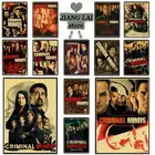Постеры серии Criminal Minds украшены в баре, спальне, гостиной, кафе, ретро-крафт-бумажный плакат стикер на стену