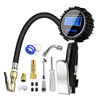 car tire inflator with lcd digital pressure gauge air compressor pump 3 200psi quick connect coupler for car truck motorcycle