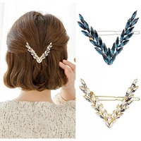 new womens gorgeous crystal rhinestone luxury hairpin girls hairpin accessories headdress korean fashion gift high quality