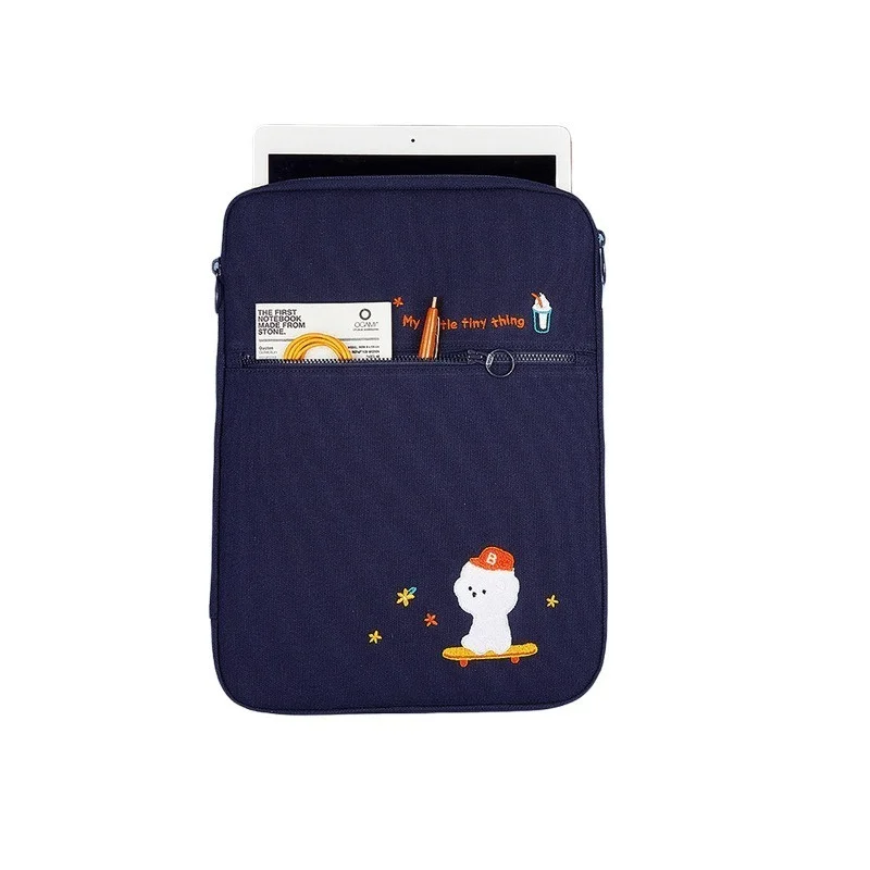 Холщовый чехол для планшета Ipad 11 дюймов Противоударная сумка вкладыш ноутбука с